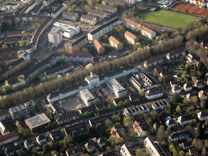 Luftaufnahme des ehemaligen EBW aus dem Jahre 2014 